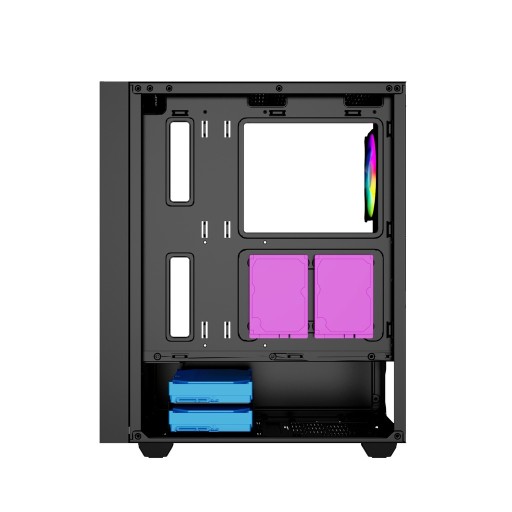 ИГРОВОЙ КОРПУС ДЛЯ ПК FORNAX 4000 MESH ARGB СТЕКЛЯННЫЙ LED MIDI TOWER
