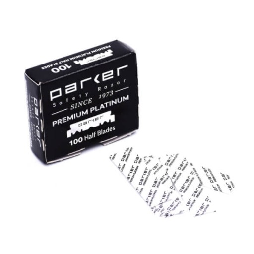 Полубритвенные лезвия, 100 шт., Parker Premium Platinum