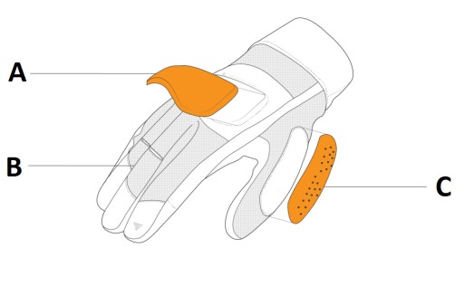 SHIMA AIR 2.0 MEN GREY Мотоциклетные перчатки БЕСПЛАТНО