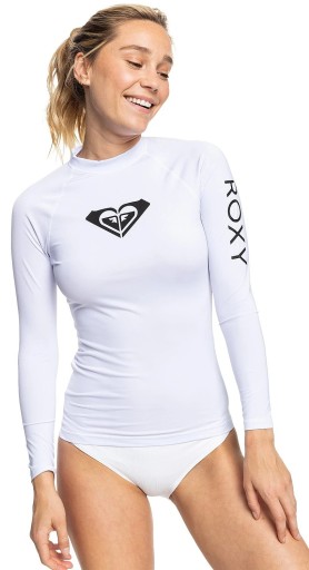 Футболка Roxy Whole Hearted LS - WBB0/Ярко-белый