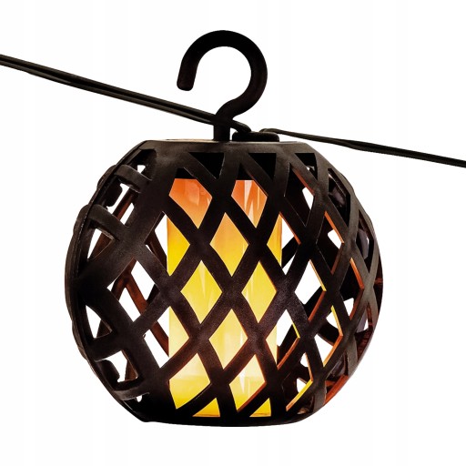 Солнечные садовые светильники LIGHT GARLAND FLAME