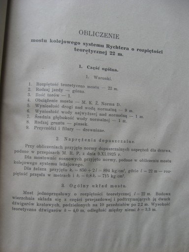 MOSTY DREWNIANE Kolejowe Drogowe, Pszenicki 1930