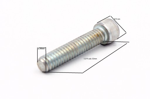 ДЮЙМОВЫЙ ВИНТ 1/4 x 1,1/4 С ШЕСТИГР. ХАРЛИ