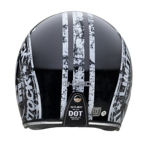 Мотоциклетный шлем с открытым лицом W-TEC Café Racer M