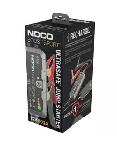 NOCO Boost GB20 500A Усилитель + комплект зарядного устройства