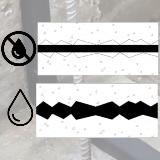 Бентонитовая лента 10x20 мм 9MB, сертифицированная с утверждением ITB Waterstop RX