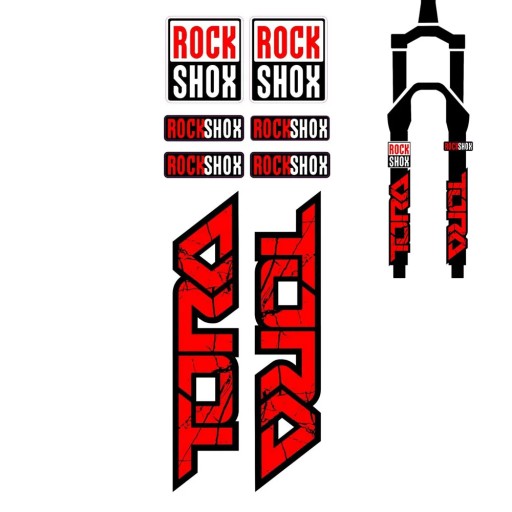 Наклейки для ROCK SHOX FORK Mountain B
