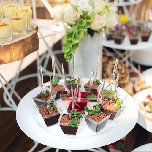 Pojemnik piramida na przekąski fingerfood 50szt