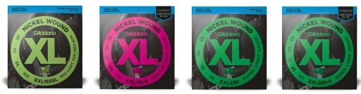 EXL170 Struny do gitary basowej 4 Stunowej 45-100 D'Addario