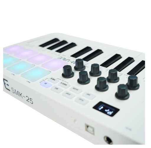 MIDI-КОНТРОЛЛЕР 25-КЛАВИАТУРНАЯ USB RGB-КЛАВИАТУРА