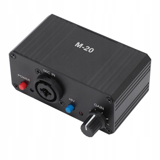 XLR МИКРОФОННЫЙ ПРЕДУСИЛИТЕЛЬ, ФАНТОМНОЕ ПИТАНИЕ 48 В