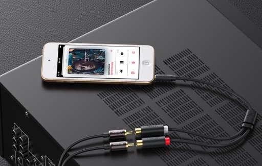 КАБЕЛЬ UGREEN WIRE AUDIO SPLITTER MINIJACK 3,5 ММ НА 2X RCA CINCH 0,25 М
