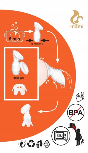 МОЛОКОСБОРНИК MAGIC BOTTLE MAMI BREAST TAMP + ПОДСТАВКА