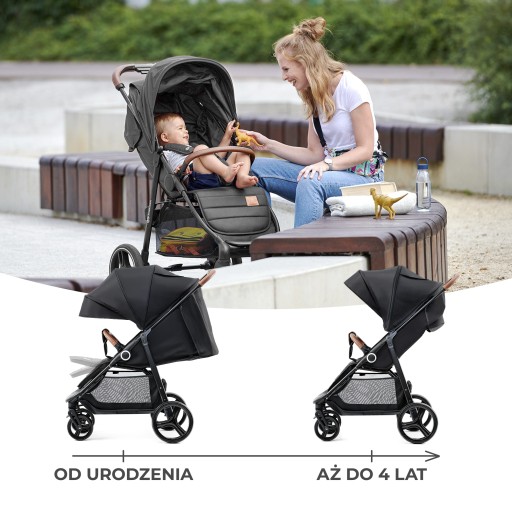 Легкая коляска GRANDE PLUS от Kinderkraft.