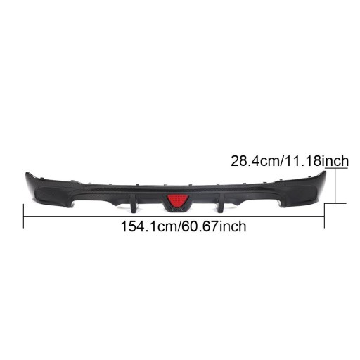 Карбоновый диффузор бампера BMW F22 F23 M235i M240i 2014-2019