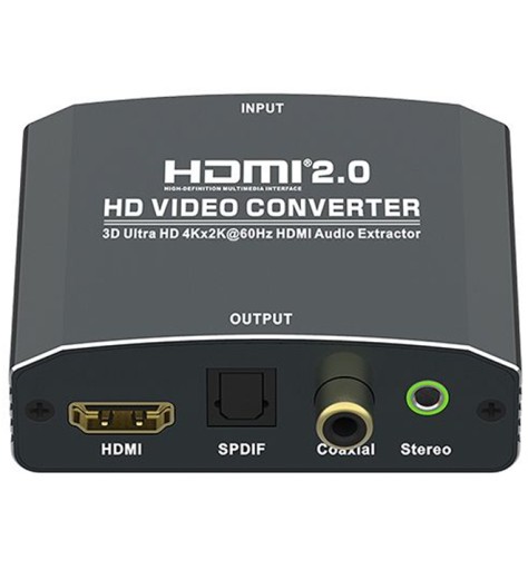 HDMI-HDMI + аудио SPDIF R/L RCA RETURN Extractor Конвертер HDMI 2.0 HDCP2.2