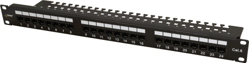 24 порта/UTP/Cat6 RP-U24V6 Патч-панель Pulsar