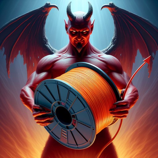 Devil Design PLA Легкая стальная нить Яркое серебро 1,75 мм 1 кг