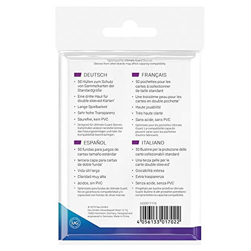 Koszulki na karty Ultimate Guard Supreme UX 3rd Skin Sleeves 50 szt.