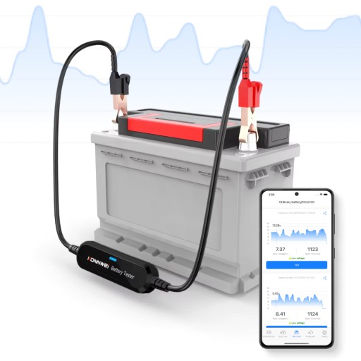 Тестер батареи 6 В 12 В Bluetooth Meter Android-приложение iPhoneTester