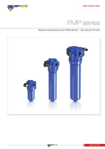Фильтрующий элемент HP0652A25AN - MP FILTRI