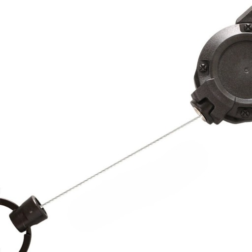RETRAKTOR HEAVY DUTY стальной трос в свернутом виде для ключей, бейджа, брелка