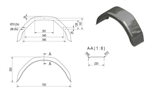 Fender for Trailer 14-15 