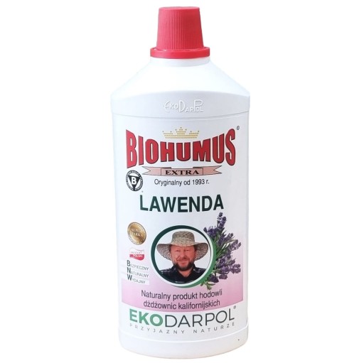 BIOHUMUS Extra LAWENDA 1L - nawóz ekologiczny z dżdżownic kalifornijskich
