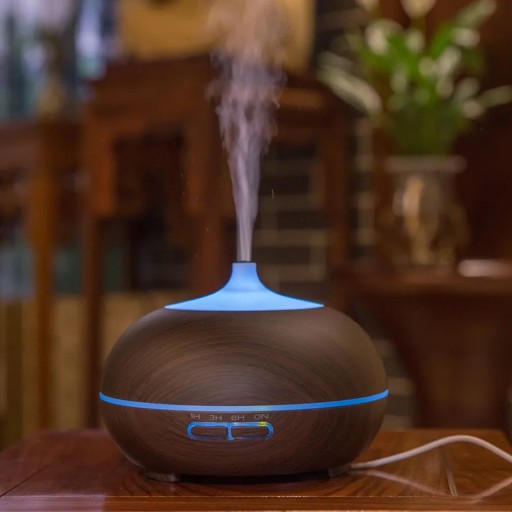 УВЛАЖНИТЕЛЬ ВОЗДУХА АРОМАТ-ДИФФУЗОР ДЛЯ ЭФИРНЫХ МАСЕЛ RGB USB-ПУЛЬТ ДИСТАНЦИОННОГО УПРАВЛЕНИЯ