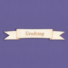 Tekturka -Urodziny - Wstążka