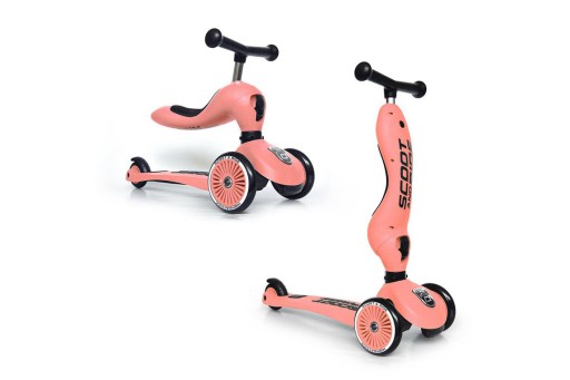 Детский самокат 2-в-1, Scoot and Ride, трехколесный, возраст 1-5 лет.