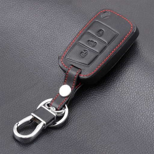 Кожаный чехол для ключа VW Golf 7 SEAT Ateca Leon SKODA Octavia