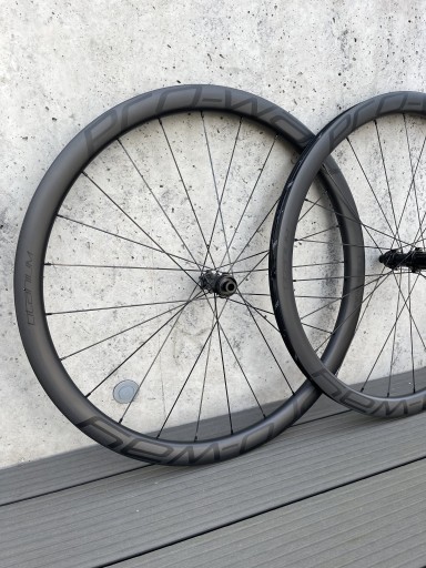 Koła SZOSOWE / gravel carbon PRO-WAY Titanium 38mm Ratchet EXP 36T 1280g