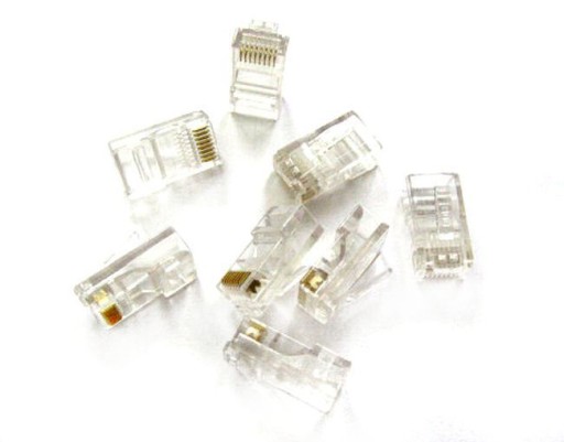 ZACISKARKA + TESTER SIECI + WTYKI RJ45 + OSŁONKI