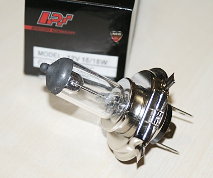 ЛАМПА ПЕРЕДНЕГО ФОНАРЯ H4 HS1 12V 18W/18W P43T - БЕЗ ECE