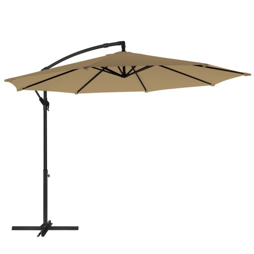 Parasol Songmics beże i brązy 300 x 245 cm
