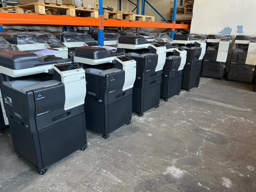 Konica Minolta bizhub 308 BW, цветное сканирование