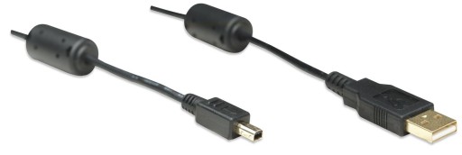 Кабель Manhattan USB A с 4-контактным разъемом типа «папа»/мини-папа