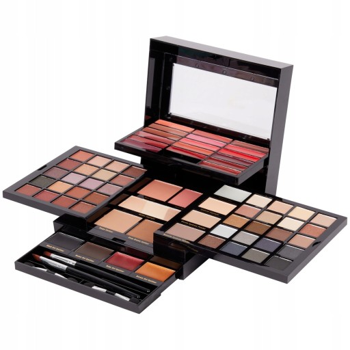 Max&More ПАЛИТРА ТЕНЕЙ С КОСМЕТИКОЙ 73 товара HELLO BEAUTY розовый