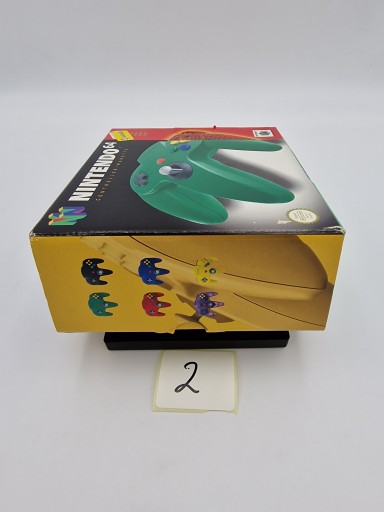 ОРИГИНАЛЬНЫЙ ПАНЕЛЬ NINTENDO 64, ЗЕЛЕНАЯ КАРТОННАЯ КОРОБКА