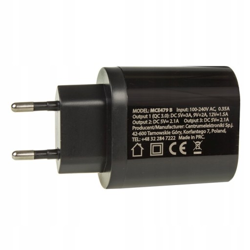 Универсальное зарядное устройство Quick Charge 3x USB