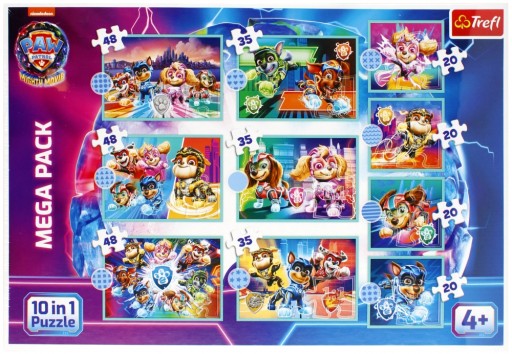 Пазл Paw Patrol 10 в 1 Happy Day Latest 2023 Puzzle 10 головоломок