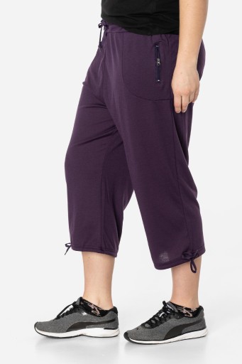 Duże Krótkie Spodenki Damskie Rybaczki 86022-7 7XL
