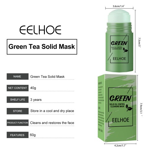 EELHOE Green Tea Твердая маска Глубокая