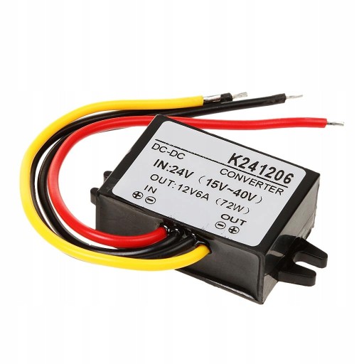 Przetwornik 24 V na 12 V