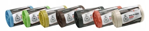 Мешки для мусора Strong на ленте, завязанные, 60л, 15 шт.
