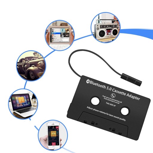 ADAPTER KONWERTER TRANSMITER CASSETTE KASETA MAGNET DO RADIA SAMOCHODOWEGO