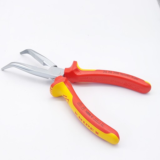 KNIPEX 26 26 200 удлиненные изогнутые плоскогубцы VDE 1000