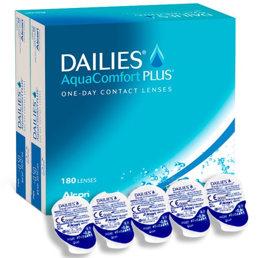 DAILIES AQUACOMFORT PLUS 180 шт -10,00 8,7