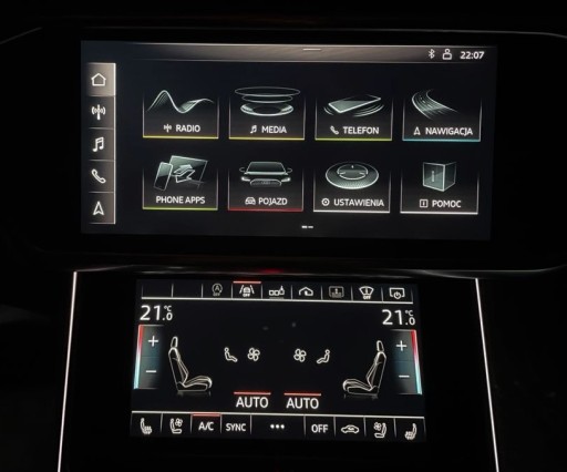 AUDI Q3 Q7 Q8 A6 A7 A8 КОНВЕРСИЯ США ЕС MIB2P MH2P